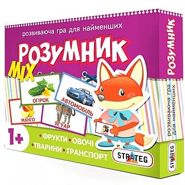

Настольная игра "Маленький умник. Mix" (укр) - Strateg (20-852085)
