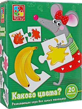 

Игра развивающая "Какого цвета" (рус.) - Vladi Toys (20-964508)