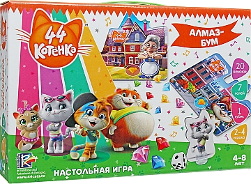 

Игра настольная "44 кота. Алмаз-Бум" рус. - Vladi Toys (20-778640)
