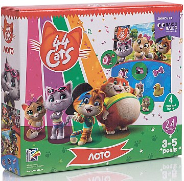 

Настольная игра "Лото. 44 кота" укр. - Vladi Toys (20-778028)