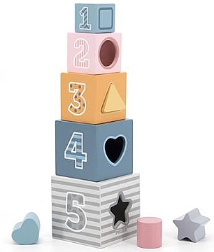 

Кубики "PolarB. Сортируем и складываем" - Viga Toys (20-913629)