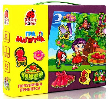 

Магнитная игра "Клубничная принцесса" (укр) - Vladi Toys (20-892505)