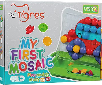 

Игрушка развивающая "Моя первая мозаика", желтая - Tigres (20-551183)