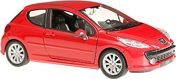 

Машинка металлическая Peugeot 207, 1:24, красная - Welly (20-289255)