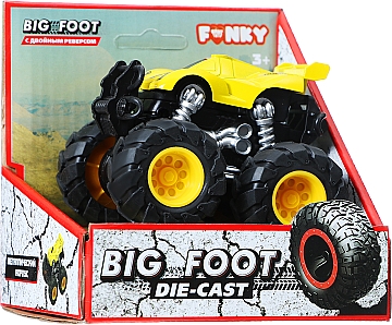 

Внедорожник "F1" с двойной фрикцией, металлический, 1:64, желтый - Funky Toys (20-955057)