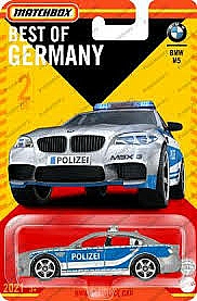 

Машинка "Шедевры автопрома Германии",BMW M5 Polizei - Matchbox Mattel (20-983297)