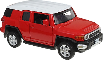 

Автомодель "Toyota FJ Cruiser",1:43, красная - Автопром (20-967018)