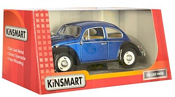

Машина металлическая инерционная, синяя - Kinsmart (20-616090)