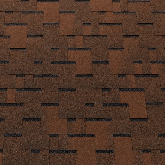 

Битумная черепица TEGOLA TOP SHINGLE FUTURO Коричневая