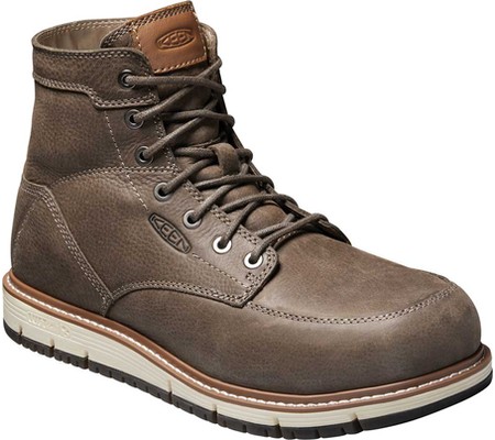 

Мужские ботинки KEEN Utility San Jose 6" Aluminum Toe Work Boot Falcon/Caramel Cafe Leather 47.5