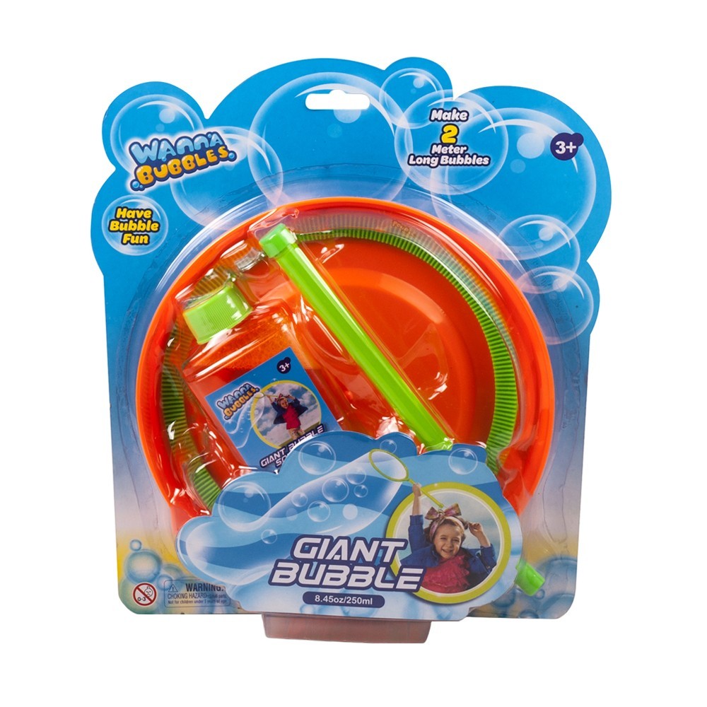 

Мыльные пузыри Wanna Bubbles Гигантский размер, 250 мл, оранжевый (BB095-2)