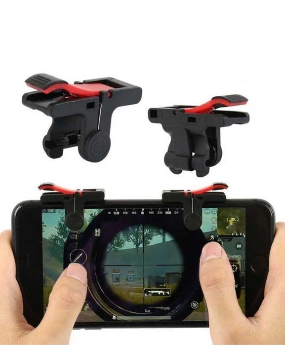 

Геймпад триггеры для смартфона Shooter PUBG Mobile D9 Черно-красный