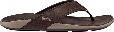 

Мужские вьетнамки, сланцы OluKai Nui Flip Flop Espresso/Espresso Nubuck 40