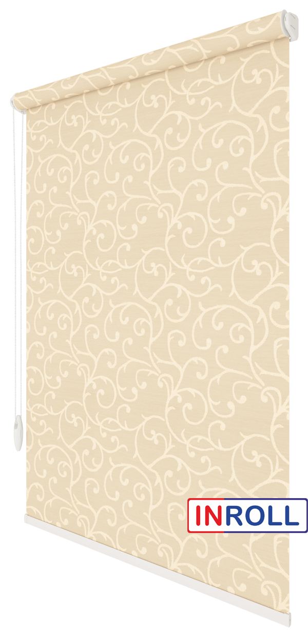 

Ролета тканевая INROLL Есо-Standart 112,5х165 см Akant Светло-бежевый (абрикос) 2170