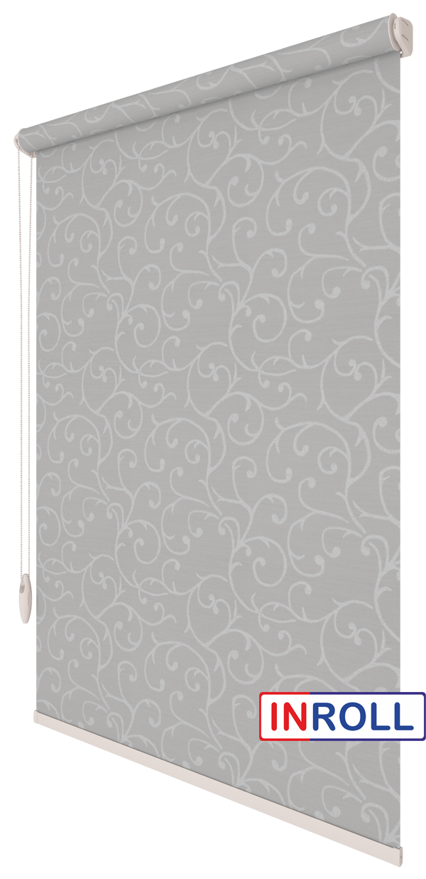 

Ролета тканевая INROLL Есо-Standart 115х165 см Akant Серый 2267