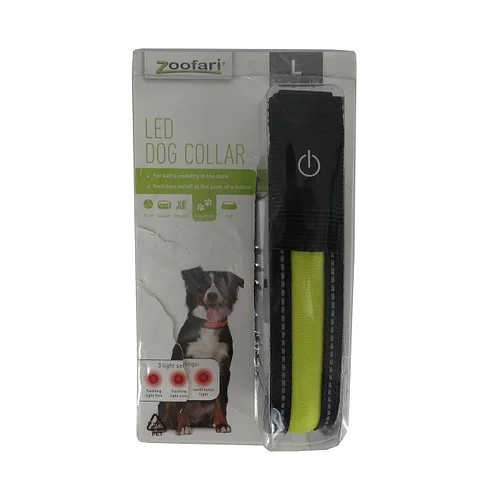 

Ошейник для собак LED Zoofari L 70-64*3,5 см