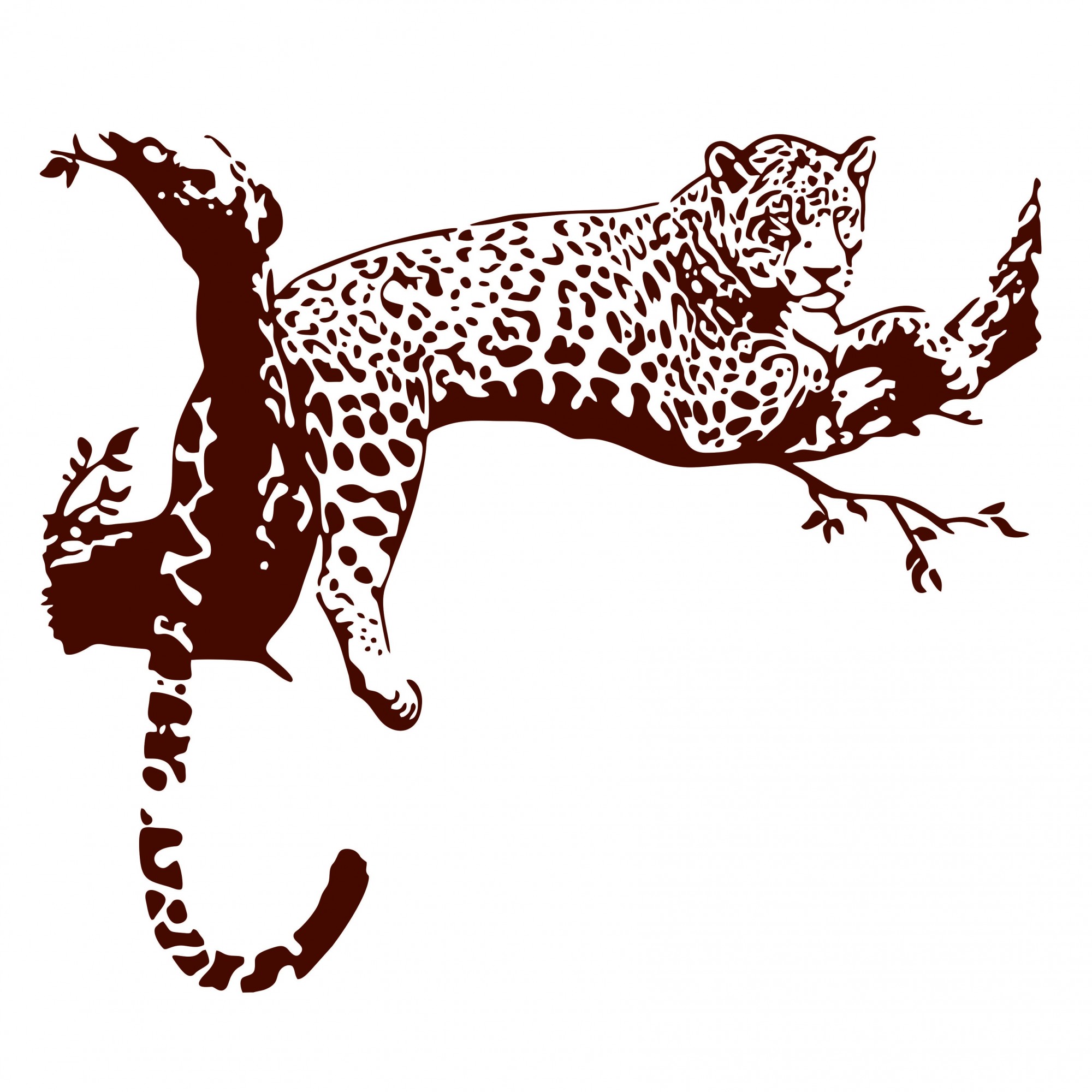 

Интерьерная наклейка FNBK Leopard br 97х83,4 см (010ST97X83,4)