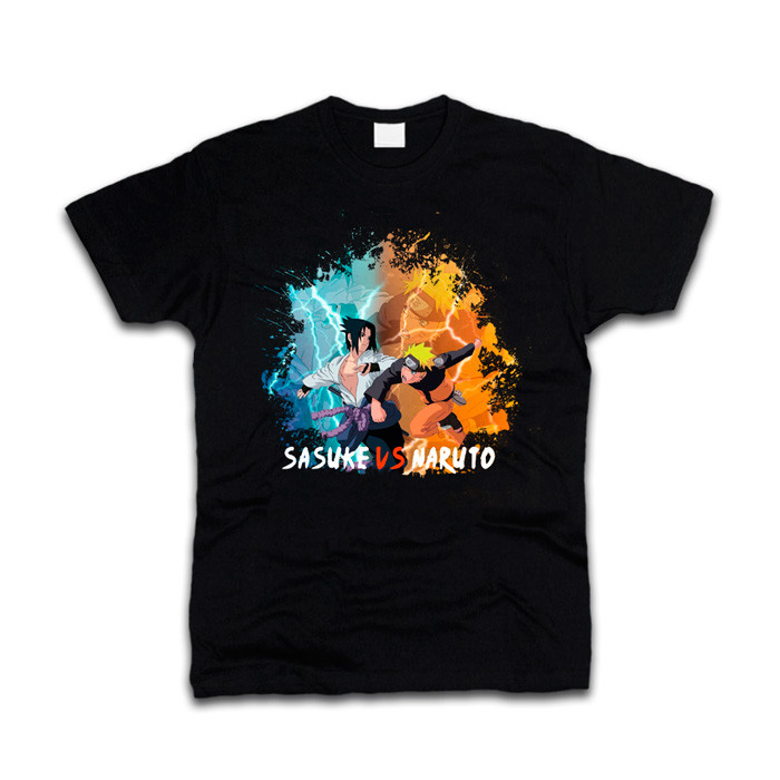 

Футболка Саске против Наруто Sasuke vs Naruto Black 116 см (97455)