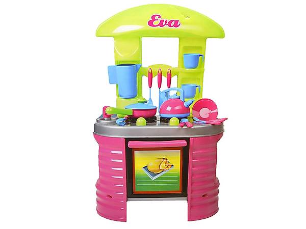 

Детская кухня «Ева» KINDERWAY с посудой 04-405