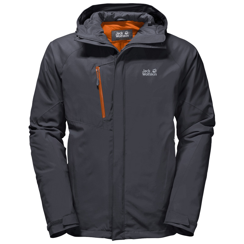 

Пуховик мужской Jack Wolfskin серый 1106901-6230 (M)