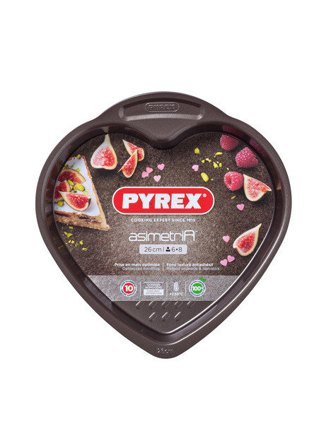 

Форма для випічки Pyrex Asimetria Heart Cake Pan 26,0 см