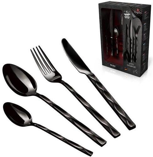 

Набір столових приборів Berlinger Haus BLACK ROYAL Collection 24 пр. (2622)