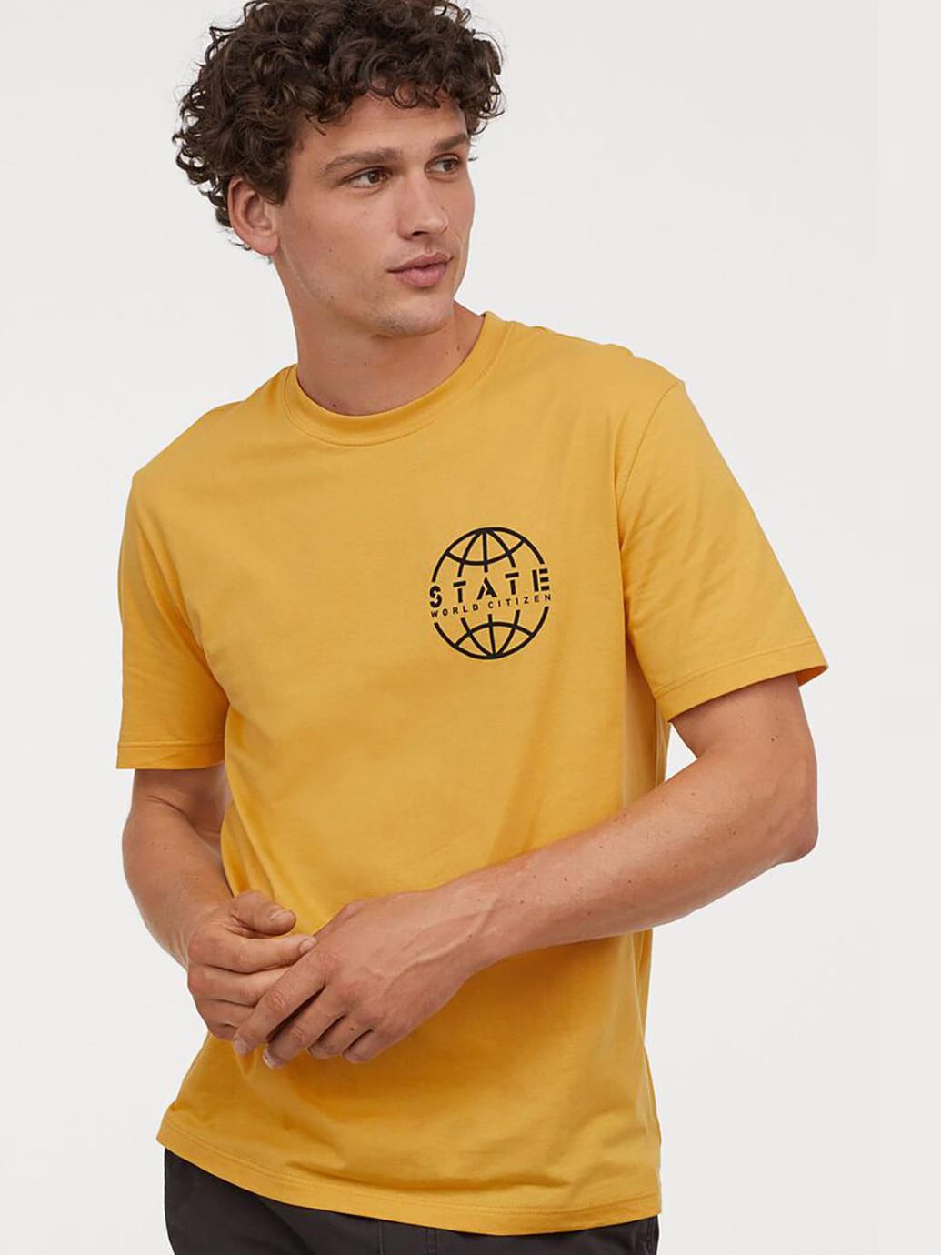 

Футболка H&M 699923a44 XS Желтая