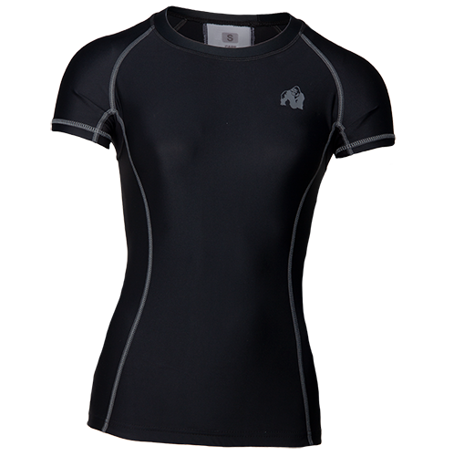 

Футболка женская компрессионная Carlin Gorilla Wear XS Черно-серый