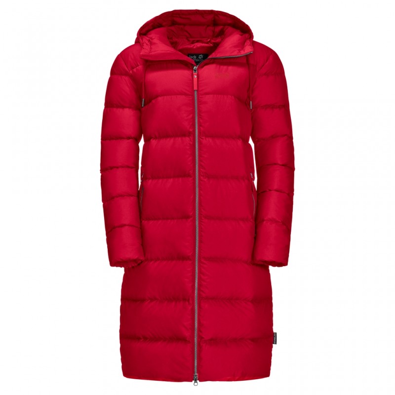 

Куртка пуховая женская Jack Wolfskin розовая 1204131-2505 (L)