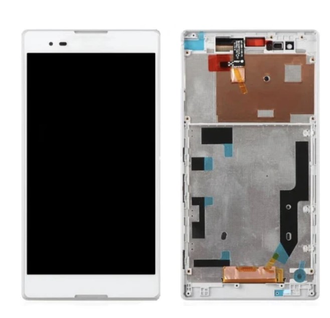 

Дисплей (экран) для Sony D5322 Xperia T2 Ultra DS + тачскрин, белый, с передней панелью High Copy
