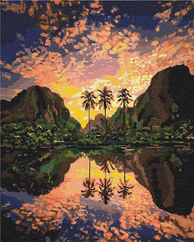 

Картина по номерам Идейка Багровая Лагуна 40 x 50 см (КНО2737) (4823104314097)