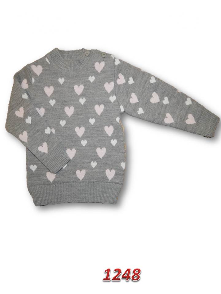 

Джемпер Mari-Knit 1248-1 р60 116см серый 30910