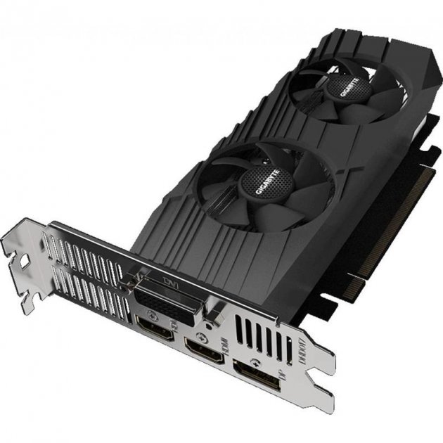 

Відеокарта Gigabyte GeForce GTX 1650 D6 OC Low Profile 4GB GDDR6 (128bit) (1590/12000) (DVI-D, 2 x HDMI, DisplayPort) (GV-N1656OC-4GL)