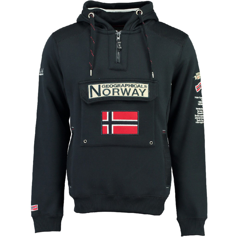 

Толстовка мужская Geographical Norway синяя SR494H-450 (L)