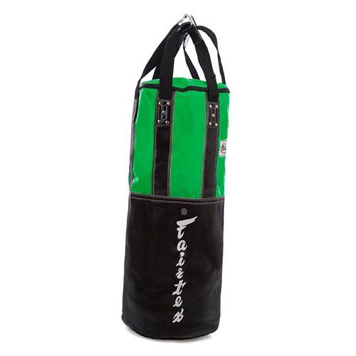 

Мешок боксерский цилиндр HB3 Fairtex 80см Зелено-черный (37475025)