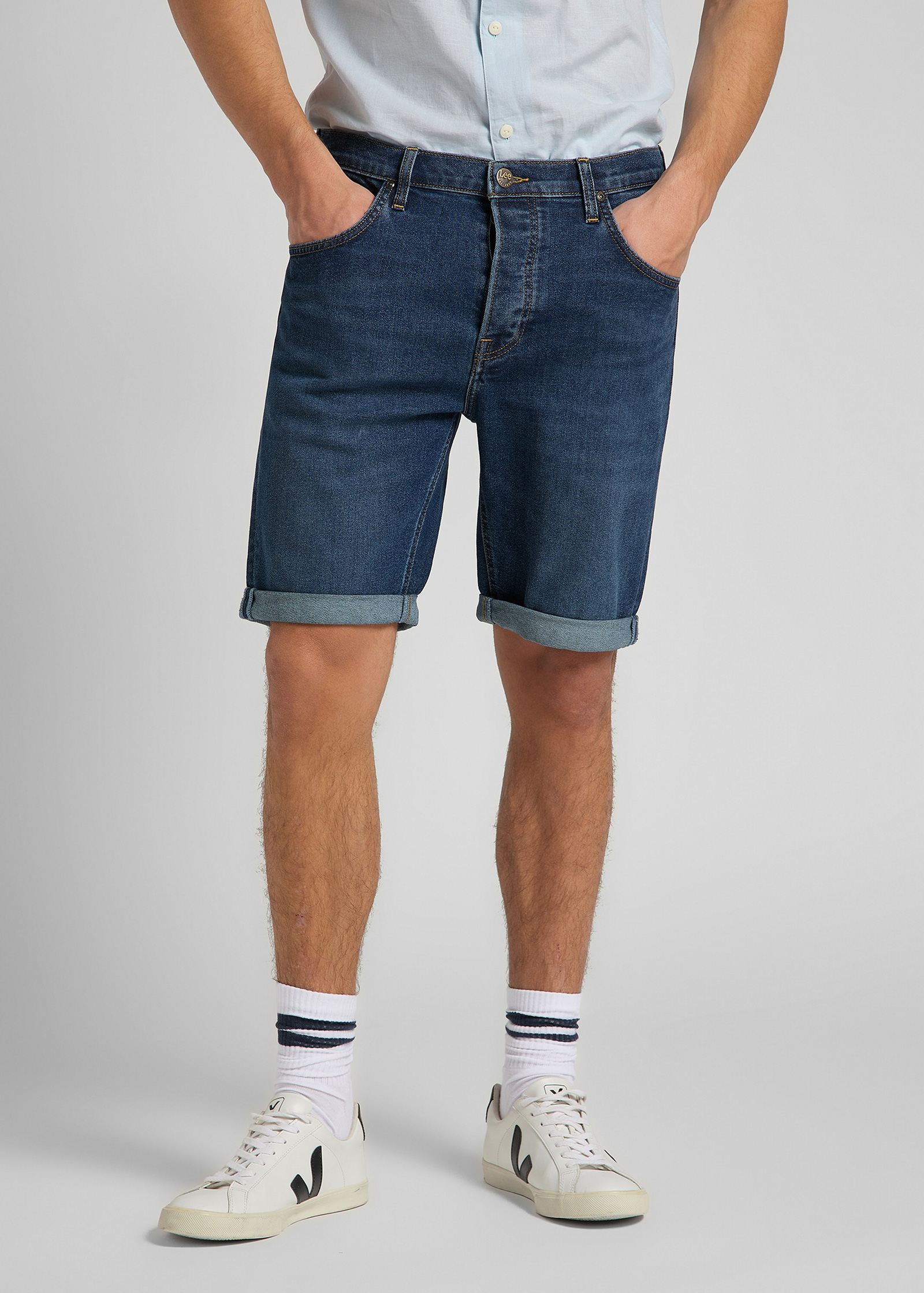 

Шорты джинсовые Lee 5 Pocket Short REGULAR SHORT Синий 30-00