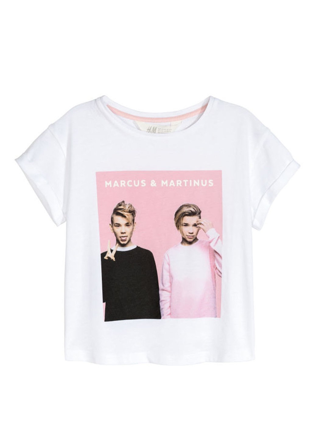 

Футболка H&M HID510421 2-4года (98-104см.) белый