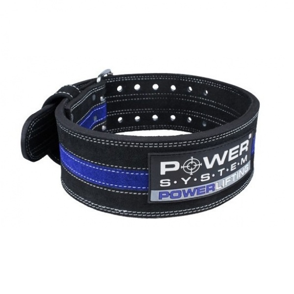 

Пояс для пауэрлифтинга Power System Power Lifting PS-3800 Black-Blue Line L (R145383)