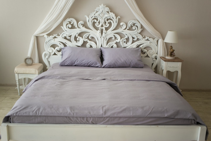 

Комплект постельного белья Prestige Евро Silver серо-фиолетовый 200х220 см