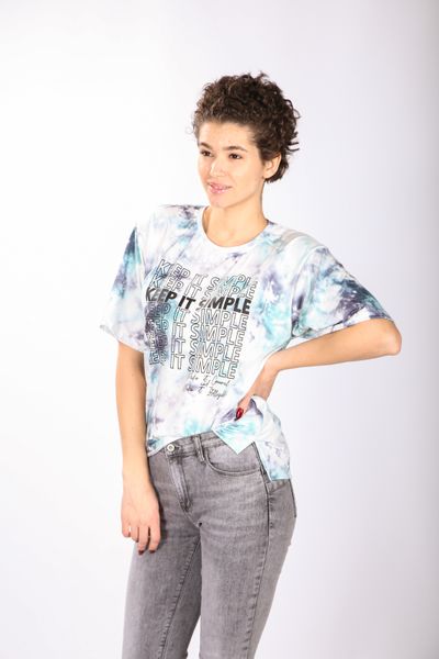 

Футболка TOMMY life 97127 M Бірюзовий