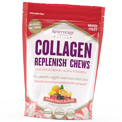 

Collagen Replenish Chews Reserveage Nutrition 60таб Фруктовый (68370006)