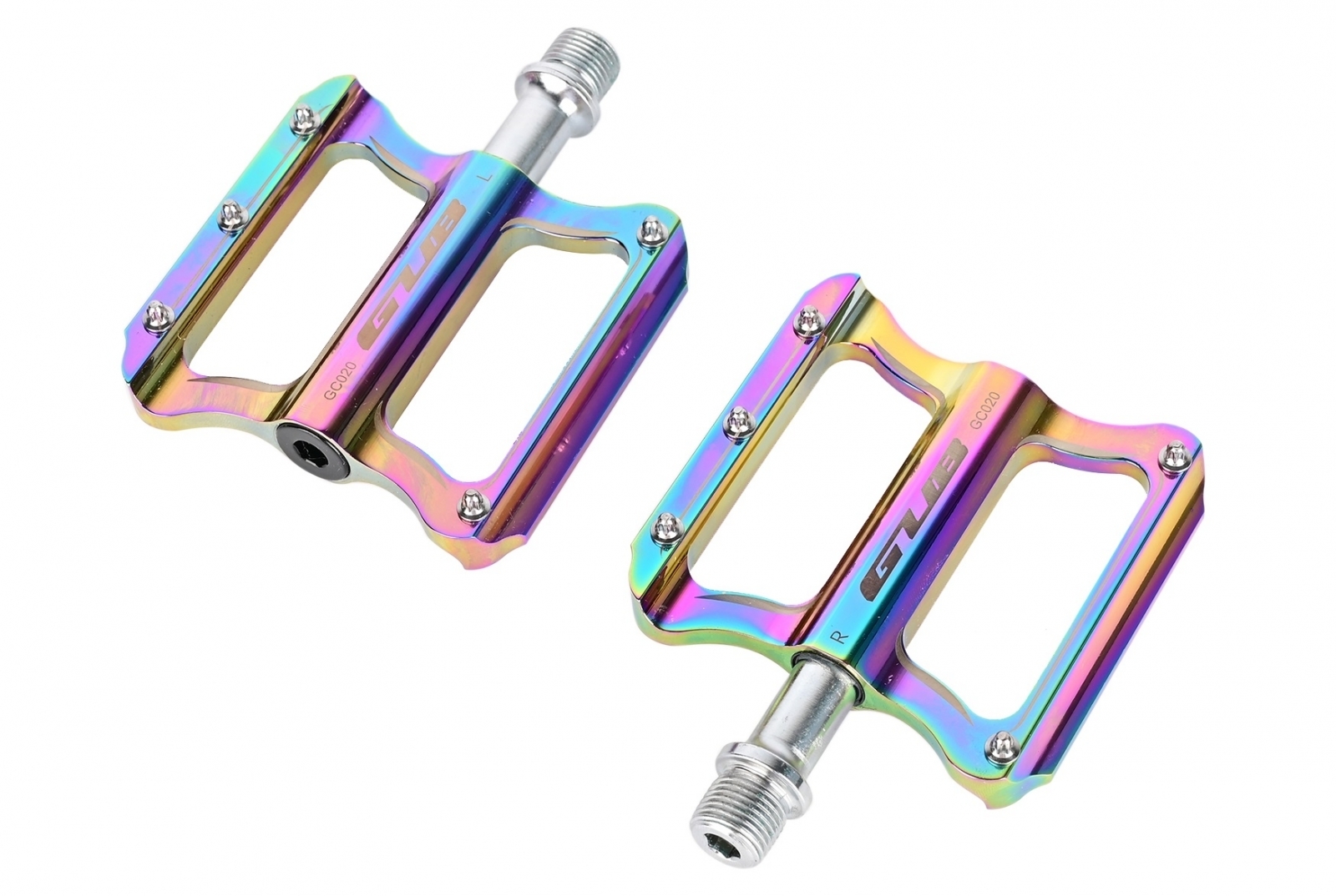 

Педаль MTB AL GUB GC020 пром. подшипн. (oil slick) PED-147