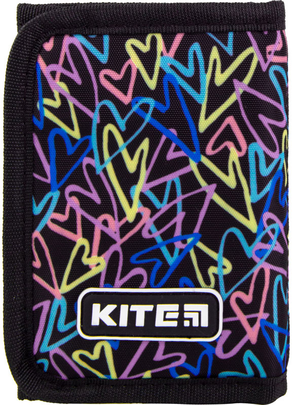 

Пенал-кошелек Kite 12.7х8.5х1 см Черный с рисунком (k21-598-2)