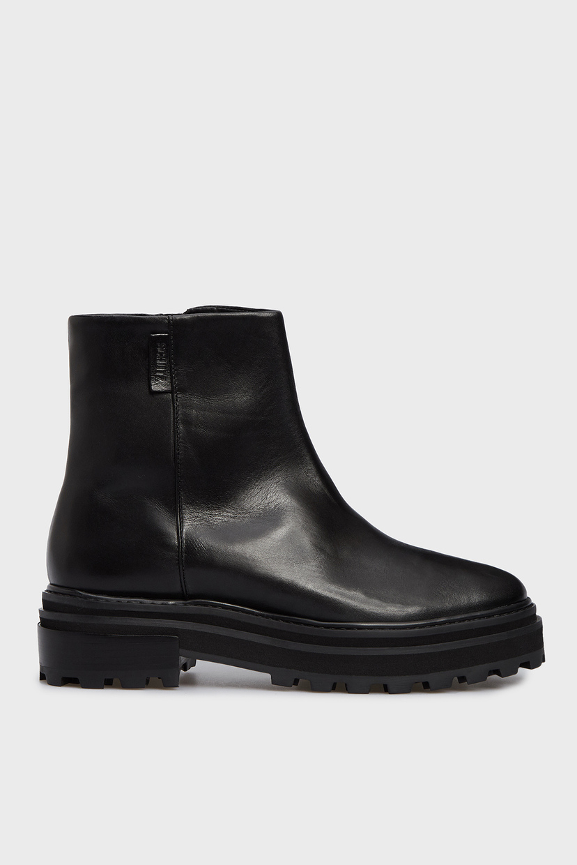 

Женские черные кожаные ботинки Schutz 40 S2106100040002U