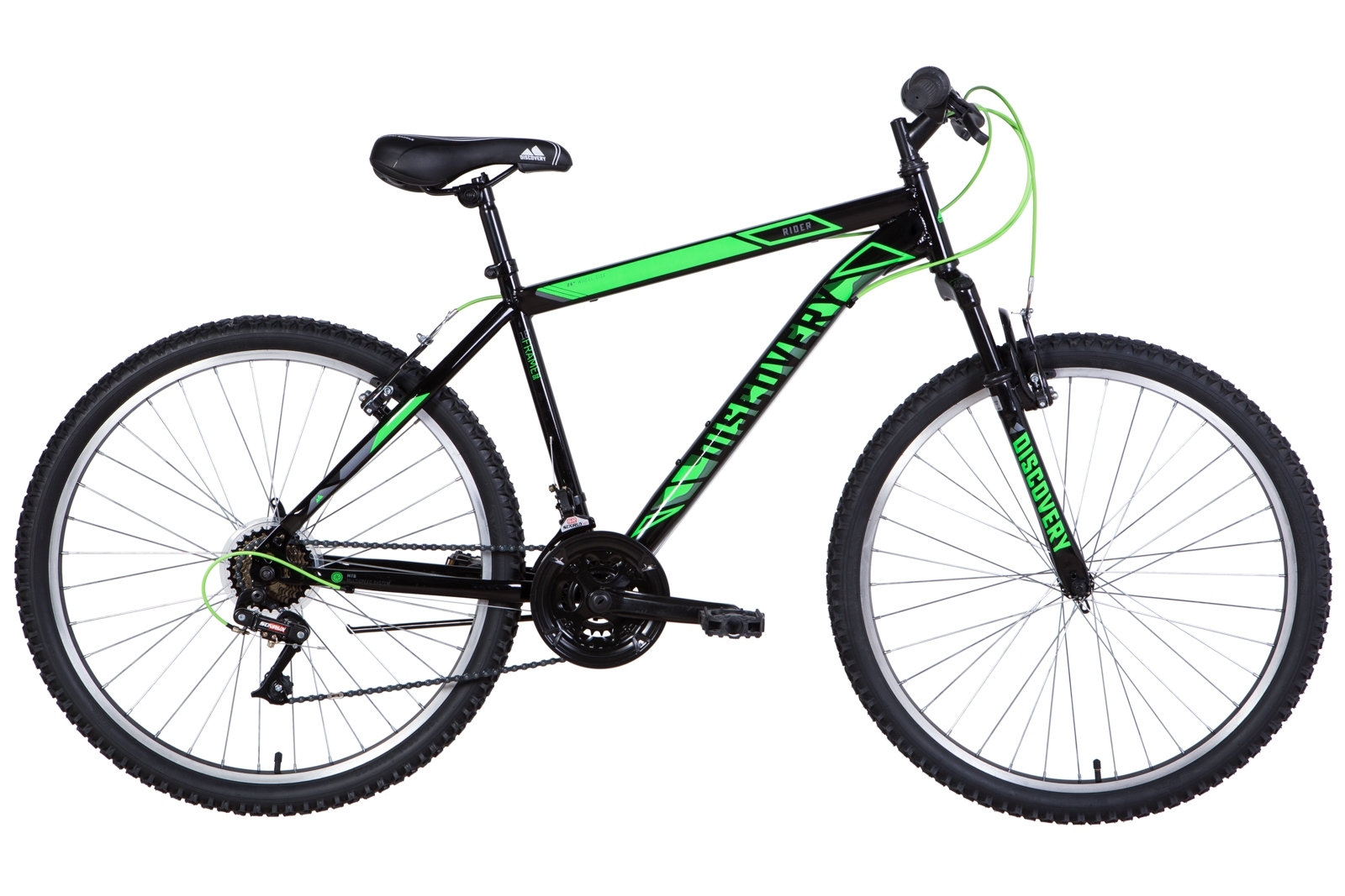 

Велосипед 26" Discovery RIDER 2021 (черно-зеленый ) Discovery OPS-DIS-26-425