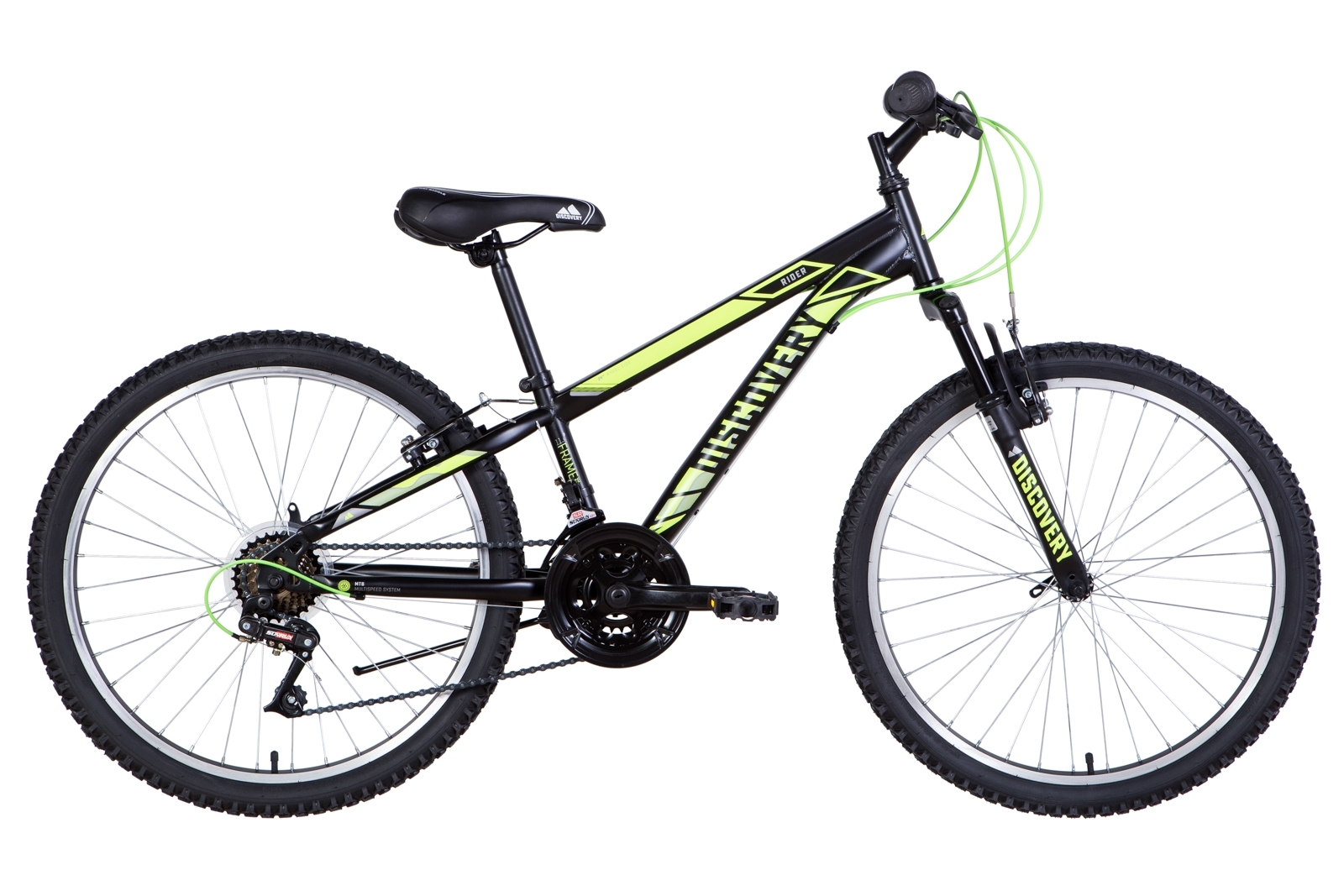 

Велосипед 24" Discovery RIDER 2021 (черно-салатный (м)) Discovery OPS-DIS-24-266