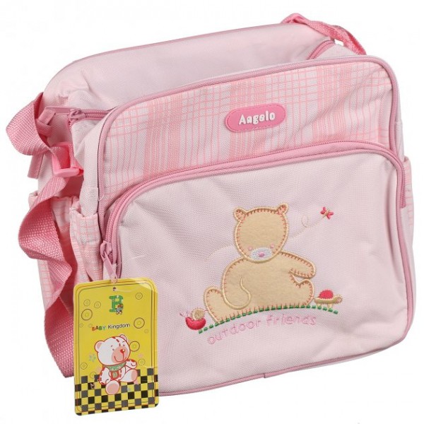 

Сумка дорожная/для мам Angelo розовая MMS-J00763-PINK (NAT01762)