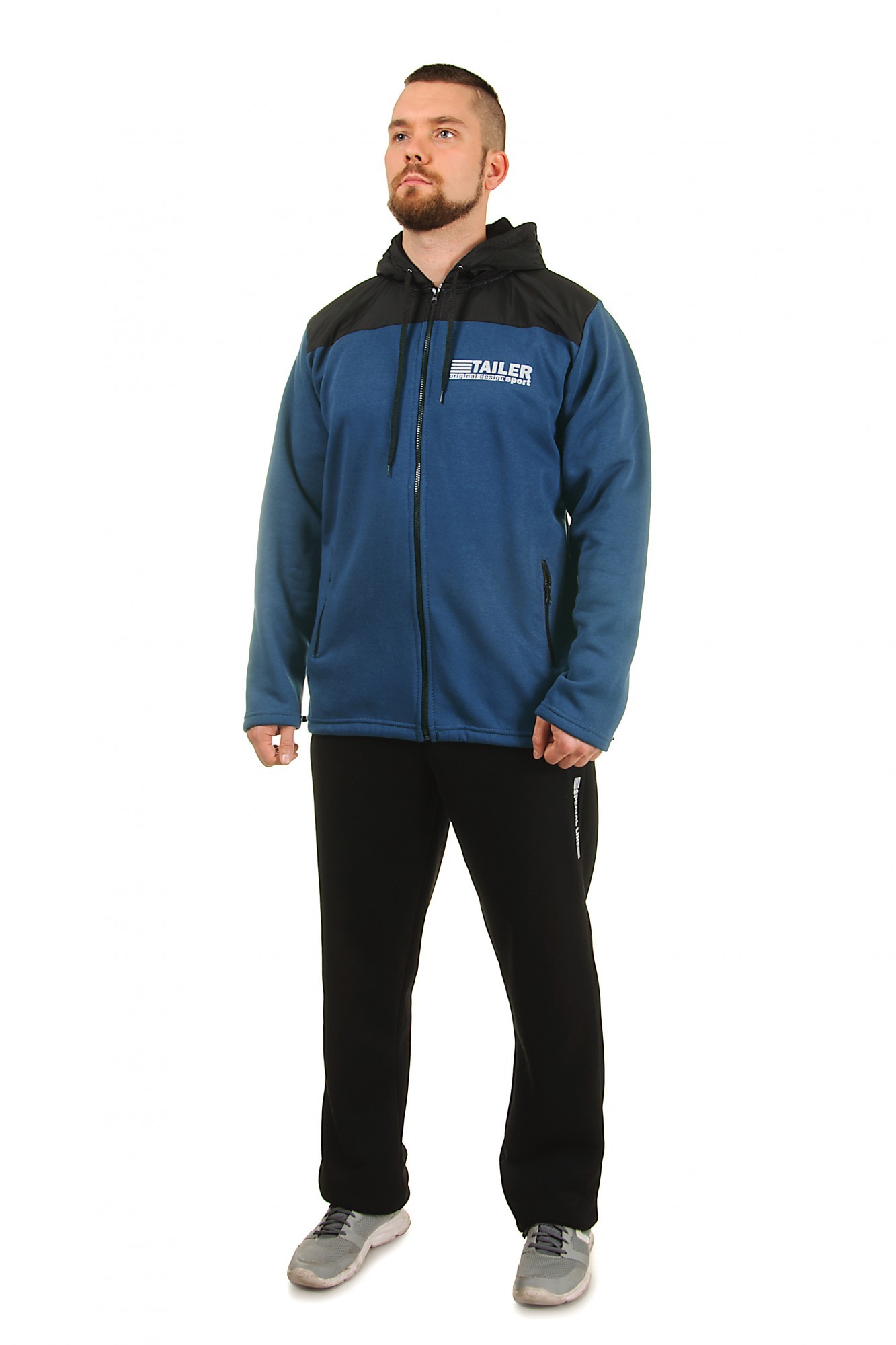 

Спортивный костюм с удлиненной курткой  Синий (501, Спортивный костюм с удлиненной курткой 52 Синий (501)