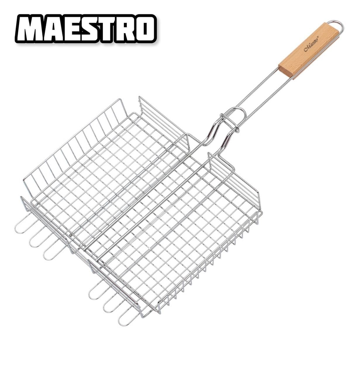 

Глубокая решетка-гриль для мангала Maestro MR-1004, 25*30см