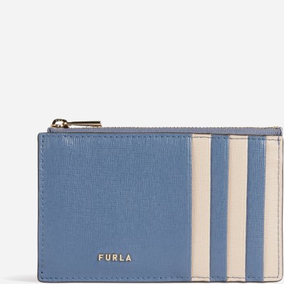 

Кардхолдер кожаный Furla WP00088B300000245S1007 Синий джинс/Розовый